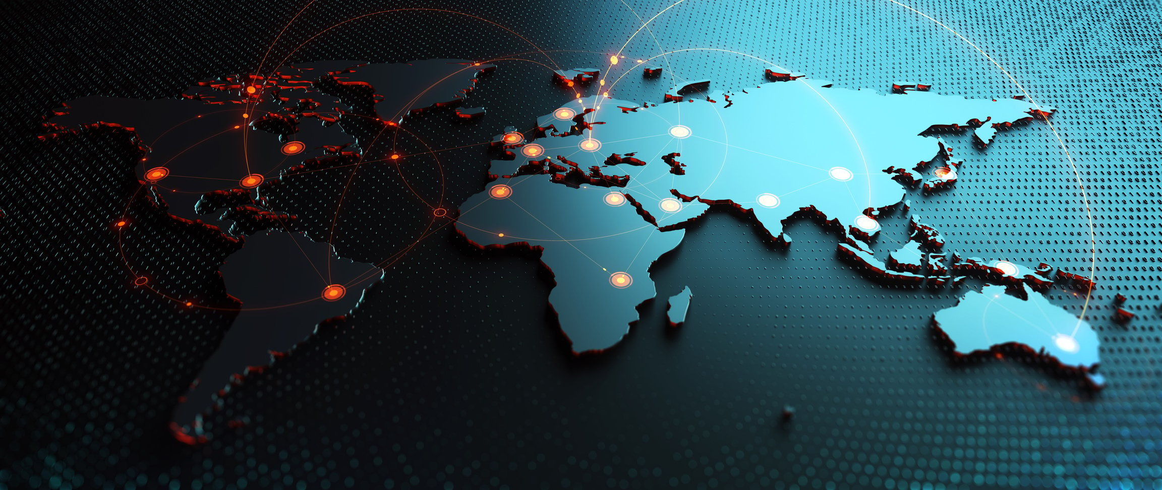 Global International Connectivity Background